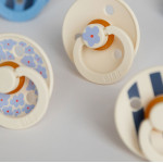 Detský cumlík Colour Jasmine 2 ks- Ivory Mix- BIBS STUDIO