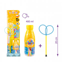 MYDLOVÝ BUBLINKOVÝ KRÚŽOK MINI MOTÝLIK + TEKUTINA 400 ML - TUBAN