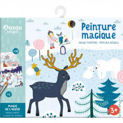 Maľovanie vodou Čarovná  zima-  AUZOU 