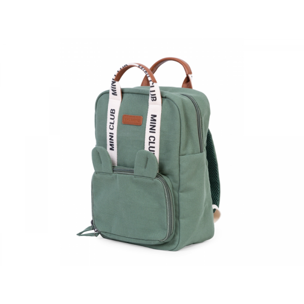 Detský batoh Mini Club Signature Green-  Childhome