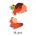 Puzzle drevené- veverička  - DJECO 