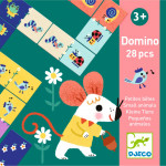 Spoločenská hra pre najmenších Domino: Malé zvieratká - DJECO
