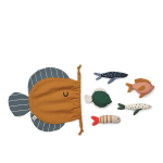 RYBIA HRAČKA DELMOR Golden caramel multi mix - Liewood