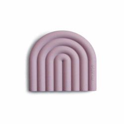 Silikónové hryzátko Rainbow- Mauve MUSHIE