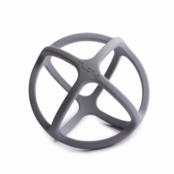 Silikónové hryzátko Ball - Dove Gray MUSHIE