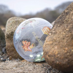 PLÁŽOVÁ LOPTA ALFIE DINO BEACH CONFETTI - FILIBABBA 
