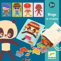 Edukačná hra bingo obliekanie - DJECO