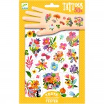 Tetovačky akvarelové kvety - DJECO