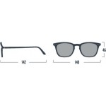 Slnečné okuliare pre dospelých - IZIPIZI BLACK #E