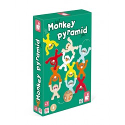 Spoločenská hra pre deti opice pyramída - JANOD
