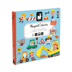 Magnetická kniha Magnetistories Na stavbe - Janod