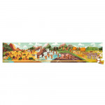 Panoramatické Prehistorické puzzle v kufríku 100 ks - Janod