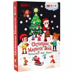 Magnetická kniha Vianoce - Christmas magnetic book