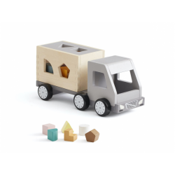 Nákladiak drevený s kockami aiden - Kids Concept