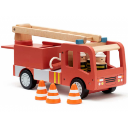 Hasičské auto aiden drevené - Kids Concept
