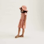 Detský klobúčik Amelia revisible tuscany rose / sandy - Liewood