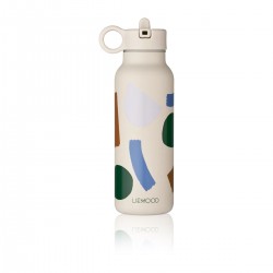 Nerezová fľaša na vodu Paint stroke/sandy  350ml - Liewood