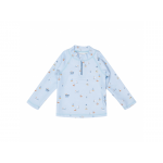 Plavecké tričko dlhý rukáv námornícky záliv blue - Little Dutch