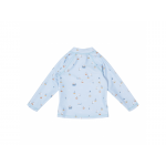 Plavecké tričko dlhý rukáv námornícky záliv blue - Little Dutch