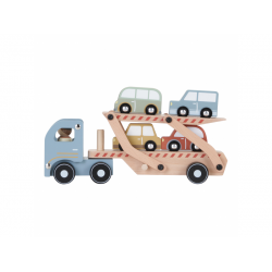 Drevený nákladiak s autíčkami - Little Dutch