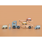 Drevený nákladiak s autíčkami - Little Dutch