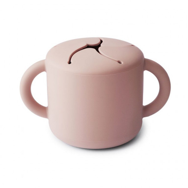 Silikónový pohárik na snack - Blush MUSHIE