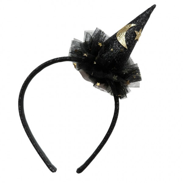 Čelenka do vlasov čarodejnícky klobúk halloween - Rockahula