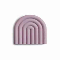 Silikónové hryzátko Rainbow- Mauve MUSHIE