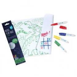 Dino silikónová podložka  na kreslenie MINI - Super Petit