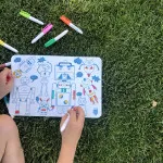 Robot silikónová podložka  na kreslenie MINI - Super Petit