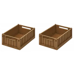 Úložný box S Weston golden caramel  2ks - Liewood