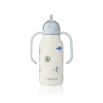 Nerezová fľaša-termoska  Aviator / Ecru 250ml  - Liewood