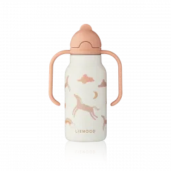 Nerezová fľaša-termoska Dream / Ecru 250ml  - Liewood