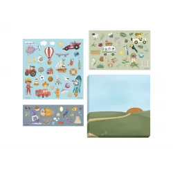 Sada so samolepkami Jim & Friends - Little Dutch