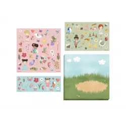 Sada so samolepkami Rosa & Friends - Little Dutch